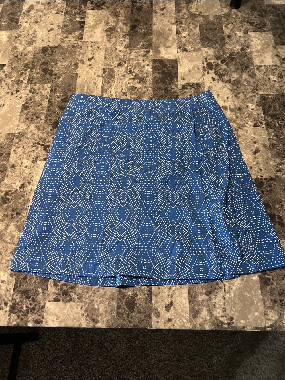 RipSkirt Hawaii Teal Batik Playa Ocean Wrap Skirt Size Medium - Picture 2 of 11